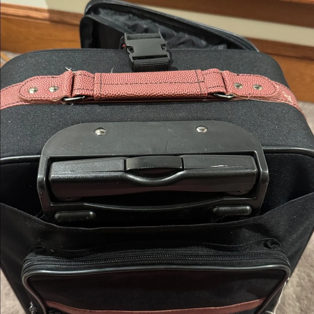 Wilson Black Football Roller Suitcase